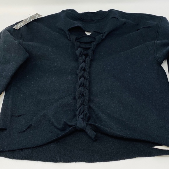 2btorn✌🏻🖤✂️**VSCO Girl Sweatshirt**Med. $90 - Picture 6 of 7